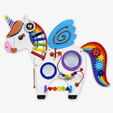 Viga Toys Panneau d'activités Mural 18M+ - Licorne