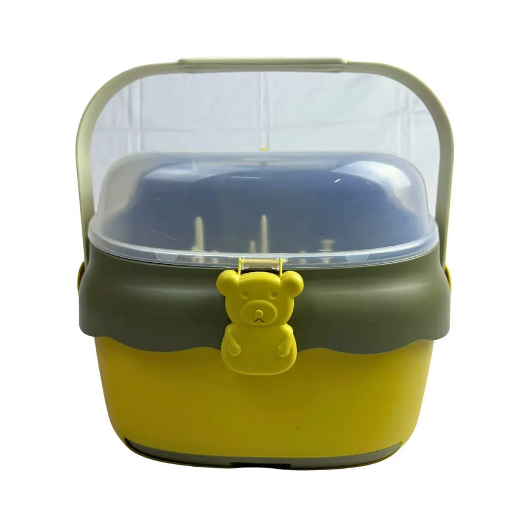 Boîte de  Rangement Portable pour Accessoires de Bébé – Motif Ours