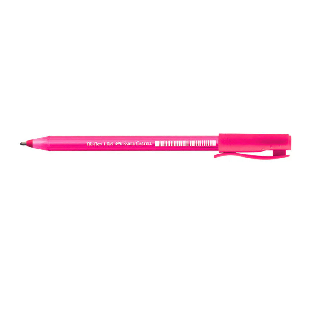 Faber-Castell Stylo à Bille Tri Flow - Rose