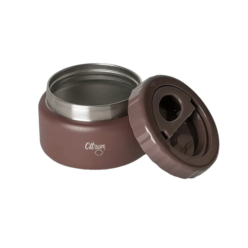 Citron Thermos Alimentaire en Acier Inoxydable 250ml Citron - Marron