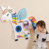 Viga Toys Panneau d'activités Mural 18M+ - Licorne