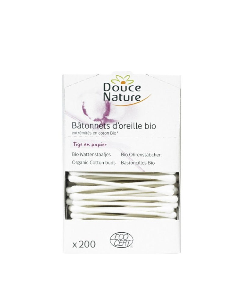 Douce Nature Bâtonnets d'Oreille BIO 200 unités