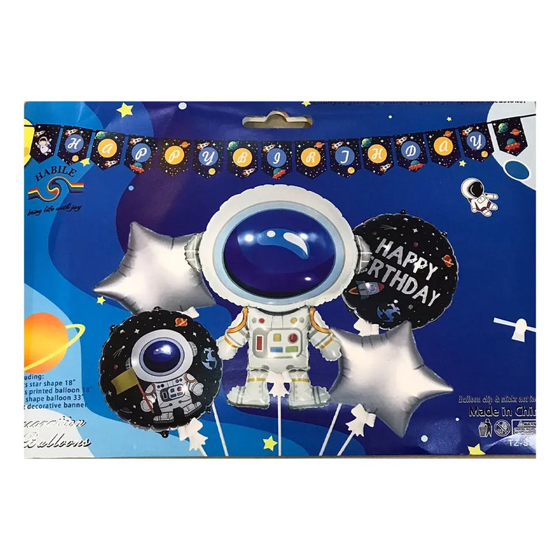 5-Piece Balloon Pack - Astronauts