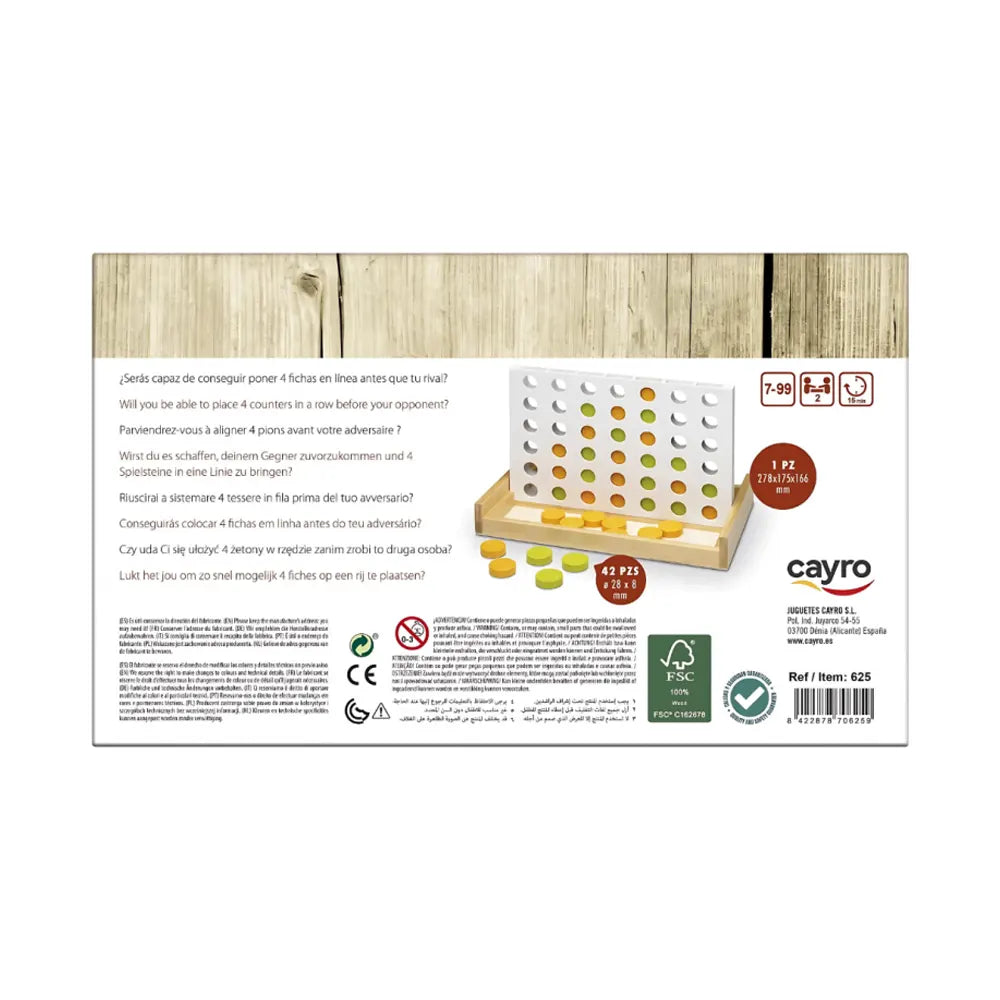 Cayro Puissance 4 en Bois – 7A+