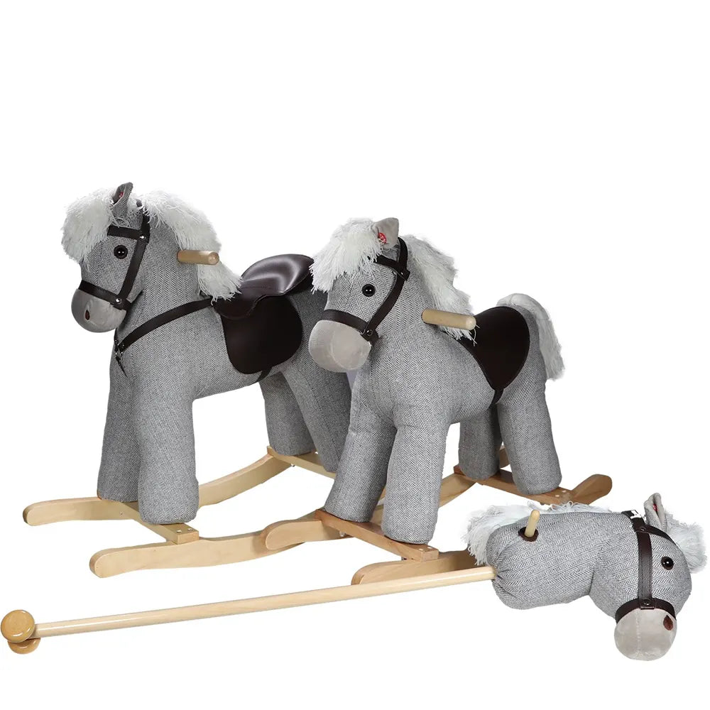 Tryco Cheval à bâton 3A+ - Gris