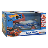 Mondo Motors Hot Wheels RC Race Team + Télécommande - Bleu & Rouge