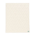 Babymat Couverture d'Hiver 100x100 cm - Cœur Blanc