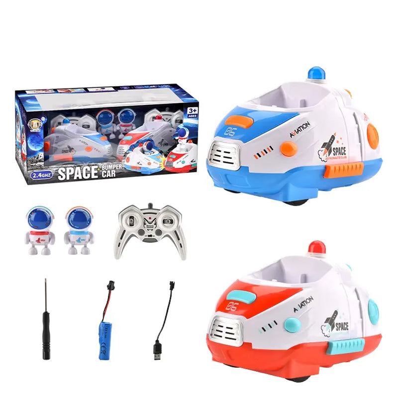 Jeu de Bumper Cars RC – Set de 2 Voitures Télécommandées - 3A+