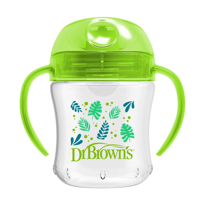 Dr. Brown's Gobelet transition 180ml avec poignées 6M+ - Vert