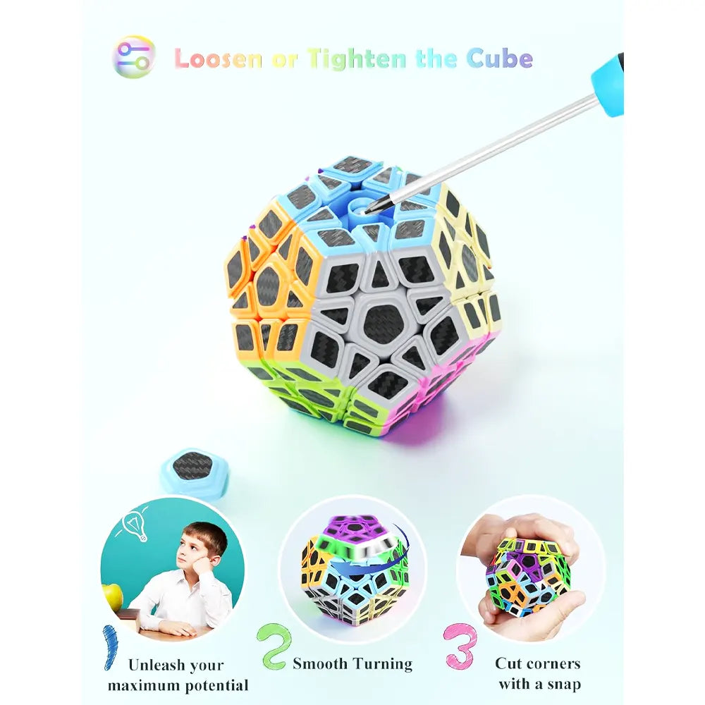 Professional 12-Sided Pentagonal Speed ​​Cube - 6A+