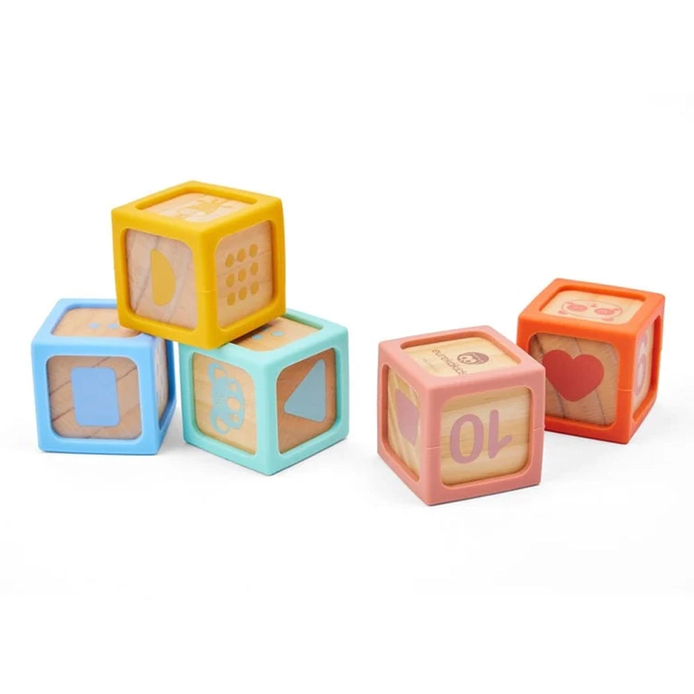 Eurekakids Cubes Sauvages 10 Pièces 6-24M