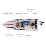 Bateau de Course Télécommandé Étanche - 14A+