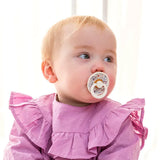 BIBS x LIBERTY Pack of 2 Round Pacifiers - Eloise Sage Mix