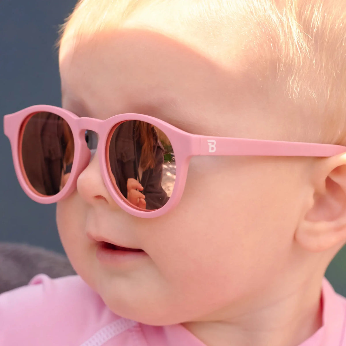 Babiators Lunettes de Soleil Keyhole polarisées 0-2 Ans - Pretty in Pink