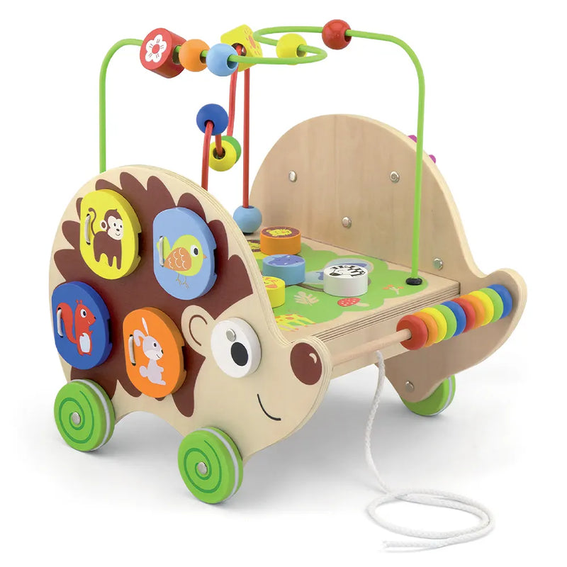 Viga Toys Hérisson D'activité à Tirer 5en1 - 12M+