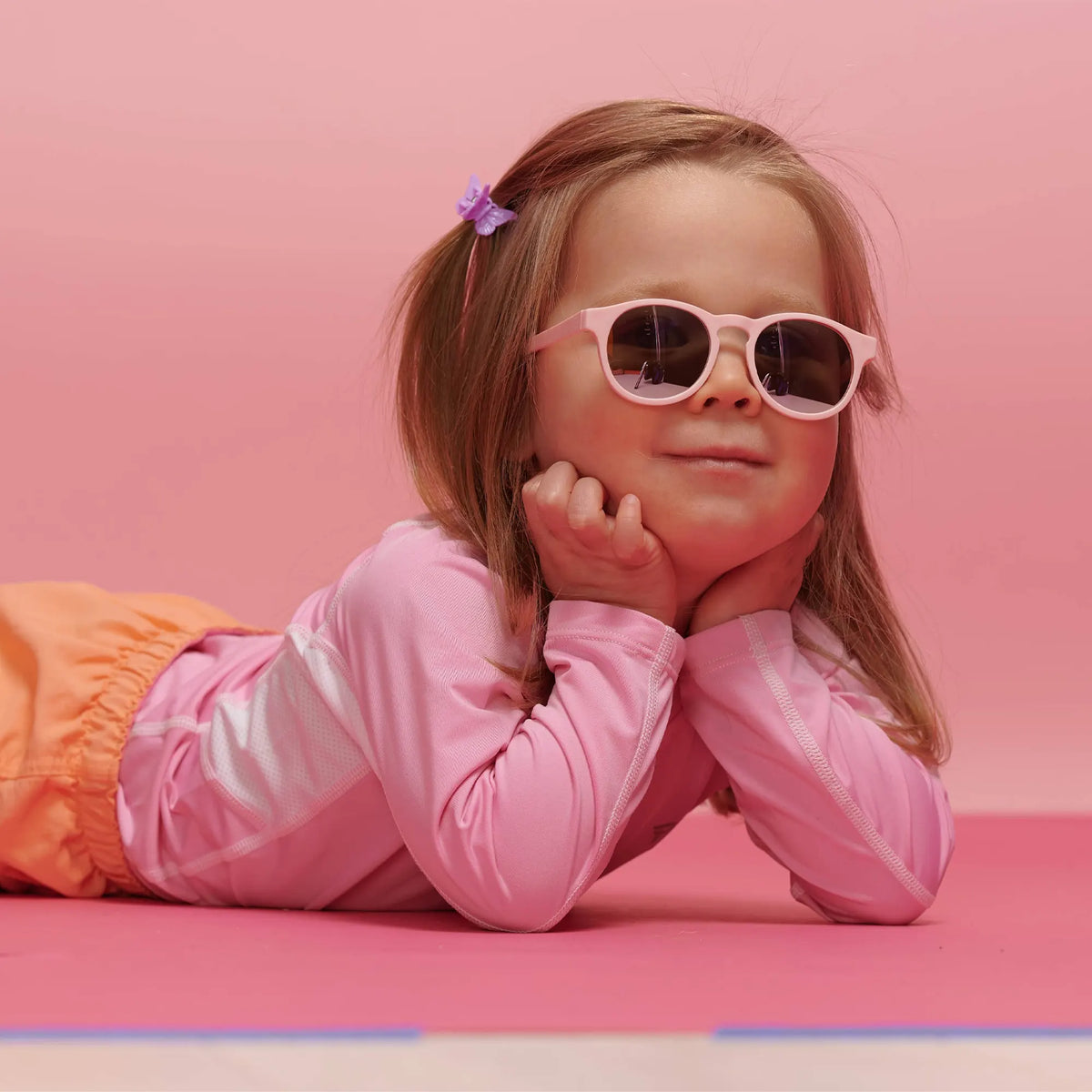 Babiators Lunettes de Soleil Keyhole polarisées 0-2 Ans - Pretty in Pink