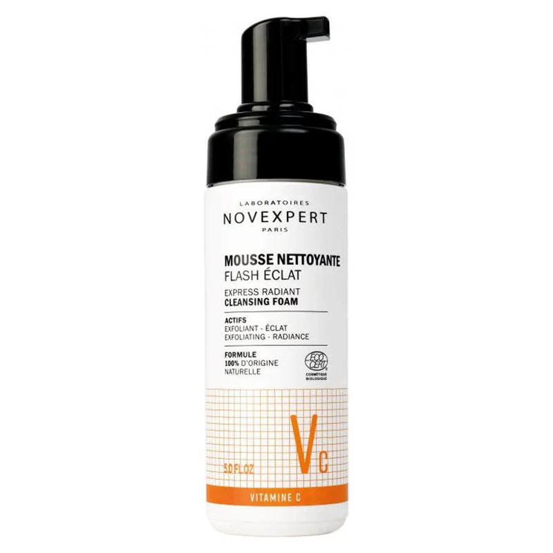 Novexpert Vitamine C Flash Éclat Mousse Nettoyante 150ml