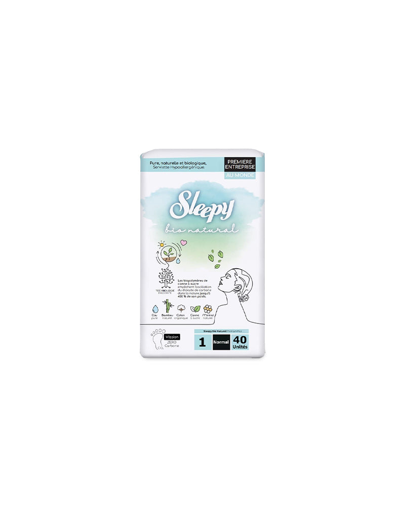 Sleepy Bio Daily Protège-lingerie Normal - 40 Unités