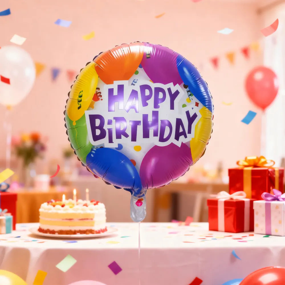 Ballon Aluminium Happy Birthday – 45cm