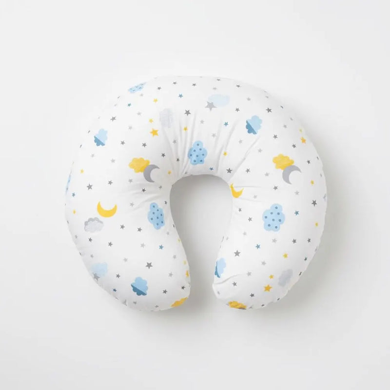 BébéYo Coussin d'Allaitement Étoile Nuage - Bleu