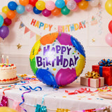 Ballon Aluminium Happy Birthday – 45cm