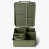 Citron Grande Lunchbox avec Pot Alimentaire Isotherme - Vert