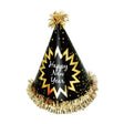 Pack de 4 chapeaux de fête Happy New Year 20 cm