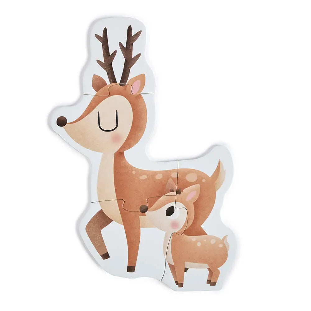 Eurekakids Puzzle Évolutif 4 en 1 -Animaux de la Forêt - 2A+