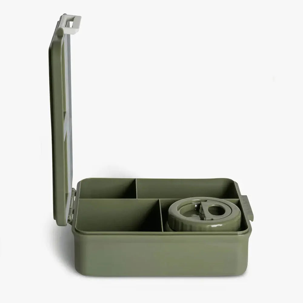 Citron Grande Lunchbox avec Pot Alimentaire Isotherme - Vert