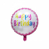 Globo de Aluminio Feliz Cumpleaños Rosa – 45cm