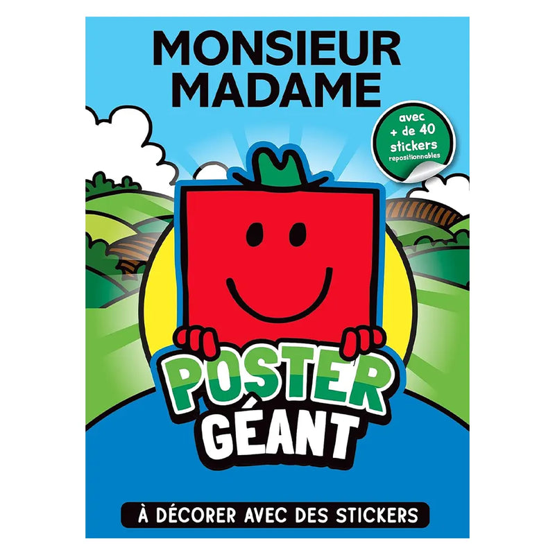 Monsieur Madame - Póster Gigante para Decorar con Pegatinas