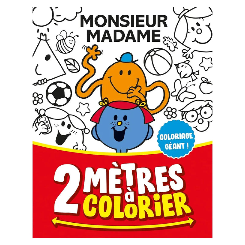 Mr. Men Little Miss - 2 Meters to Color
