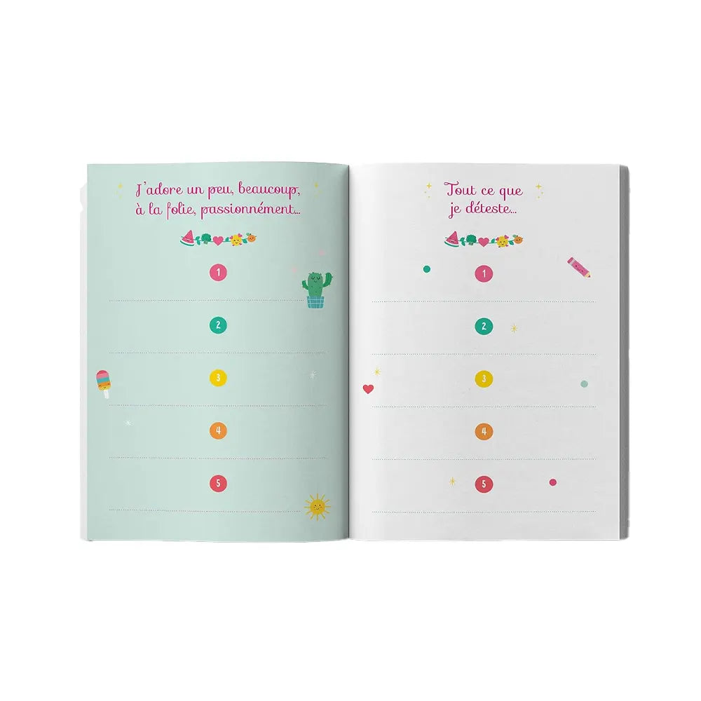 Mon Carnet Secret Kawai - Journal Intime avec Cadenas à Compléter