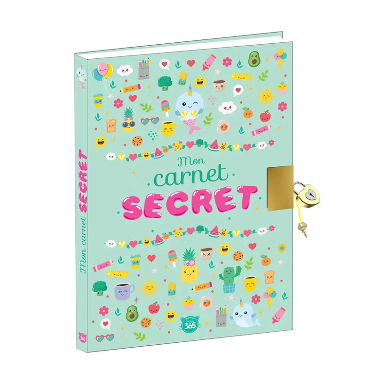 Mon Carnet Secret Kawai - Journal Intime avec Cadenas à Compléter