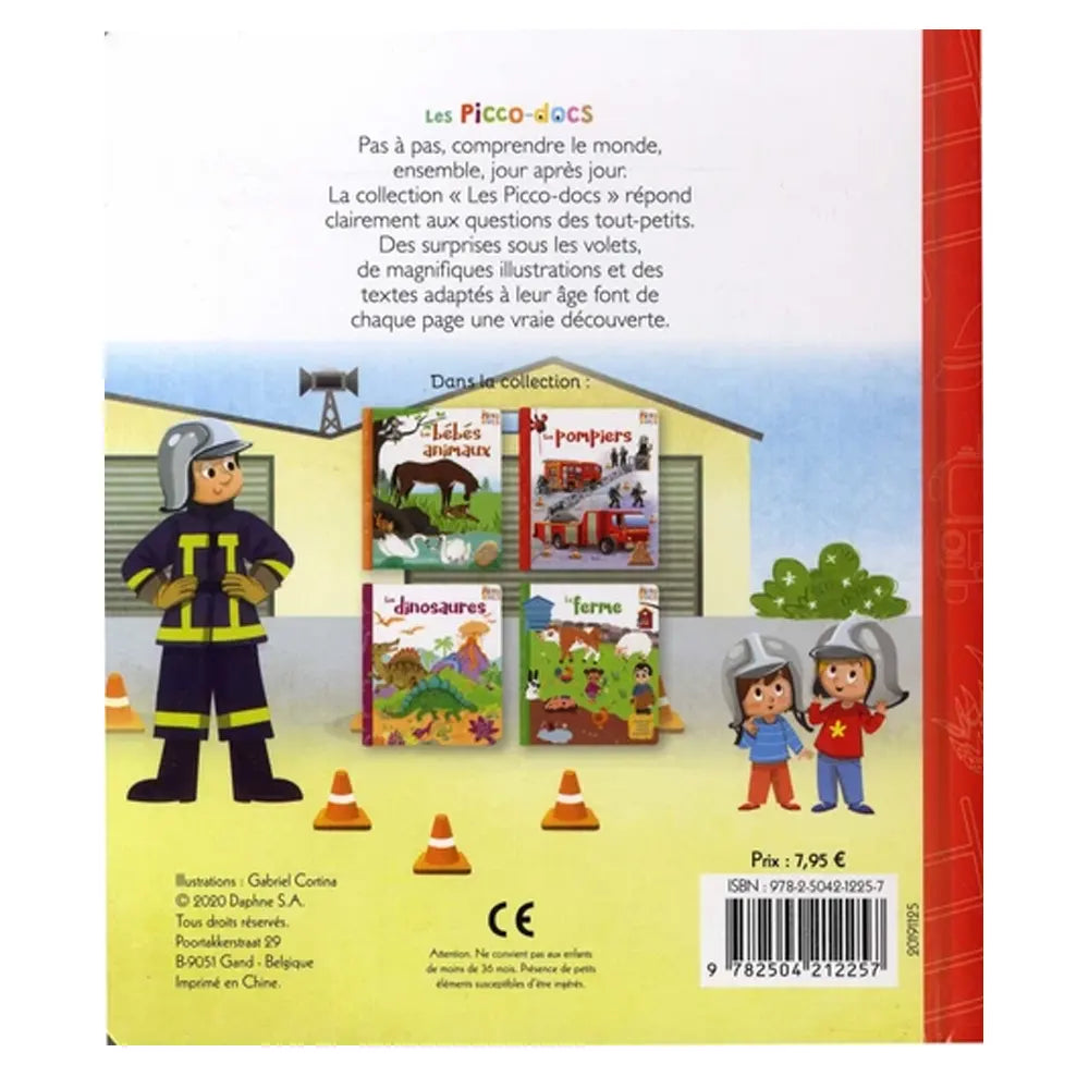Piccolia Livre Les Picco-Docs - Les Pompiers
