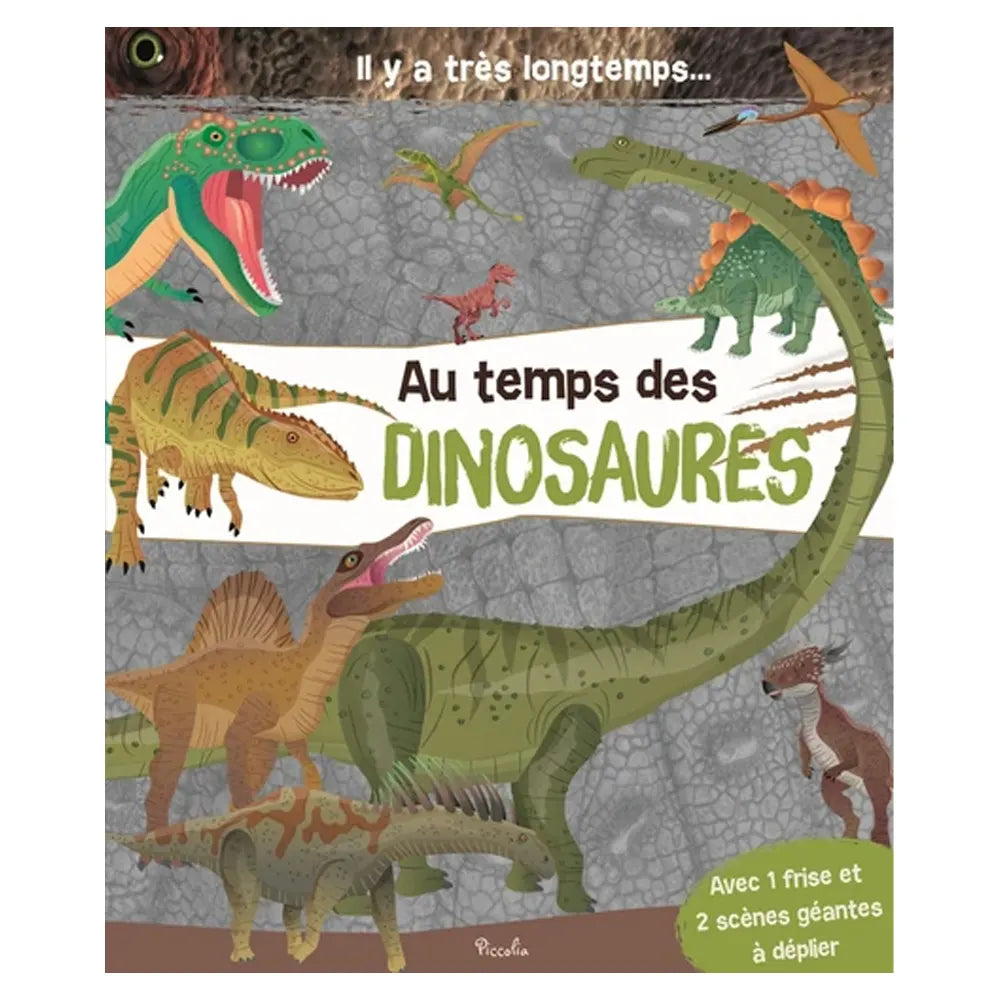 Piccolia Livre Au Temps des Dinosaures