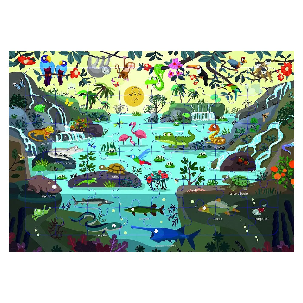 Piccolia Puzzle La Mangrove 48 Pièces - 4A+