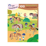 Piccolia 100 Autocollants Repositionnables Les Cavalières - 4A+