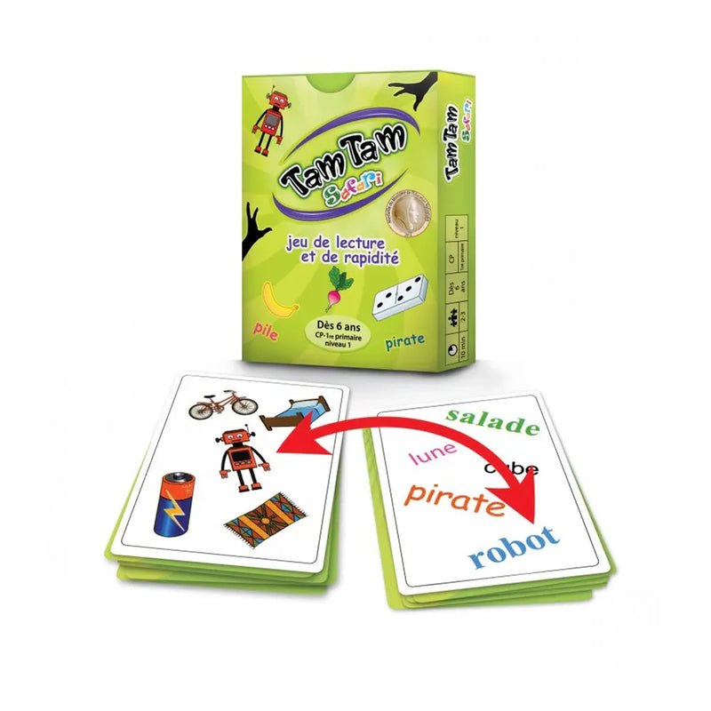 Tam Tam Safari - Jeu de Lecture et de Rapidité