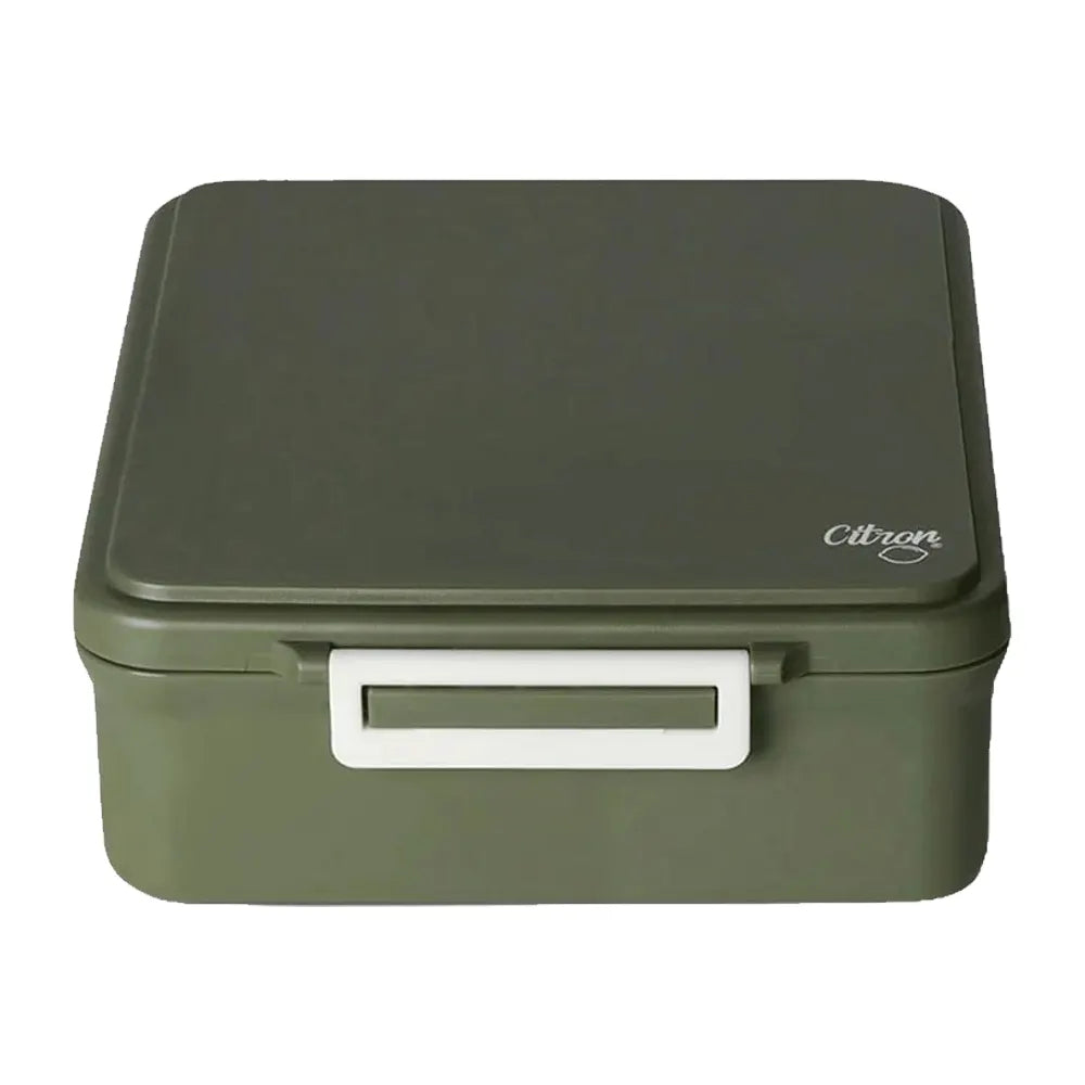 Citron Grande Lunchbox avec Pot Alimentaire Isotherme - Vert