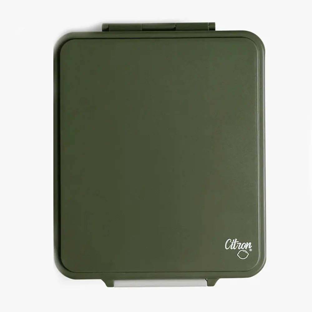 Citron Grande Lunchbox avec Pot Alimentaire Isotherme - Vert