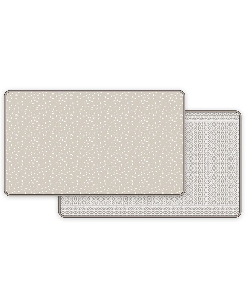 Skip Hop Tapete de juego gigante reversible Double Play - Boho Beige