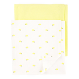 Lot de 2 couvertures gaufrées pour bébé - Fille