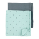 Lot de 2 couvertures gaufrées pour bébé - Garçon
