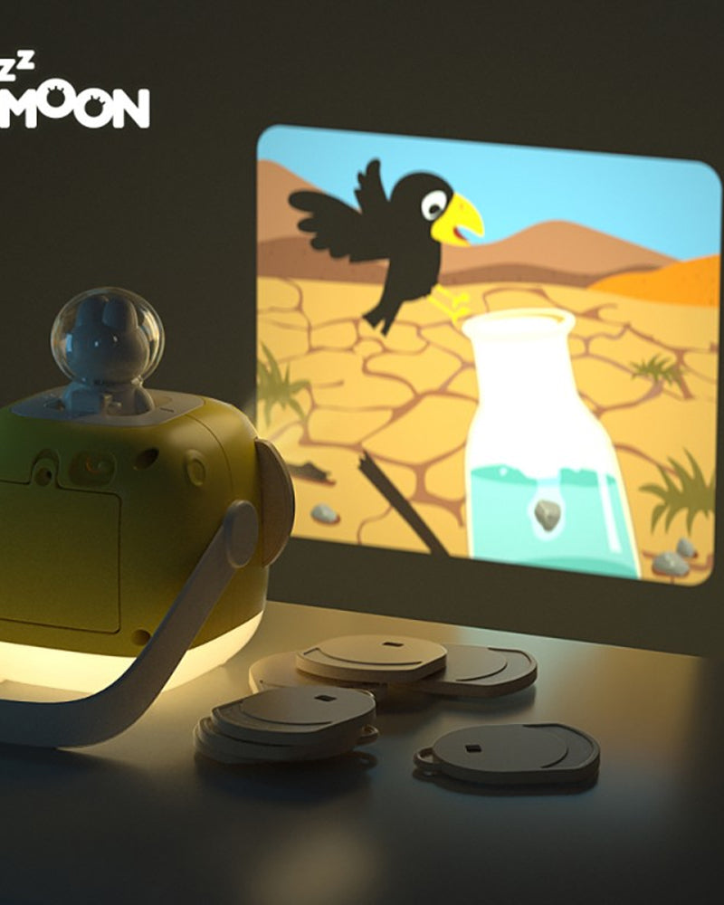 ZzzMoon Conteur et Projecteur des Histoires Rechargeable - Jaune
