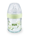 Biberon En Verre Nature Sens 120ml NUK - Vert
