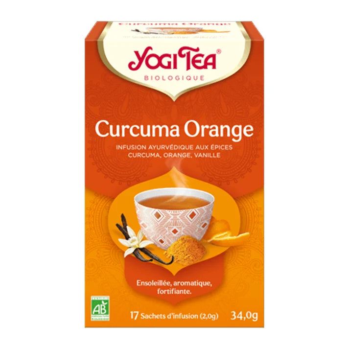 Yogi Tea Cúrcuma Naranja 17 Sobres
