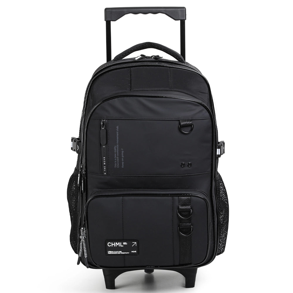 Chimola Sac à Dos à Roulettes Urbain 48cm - Fullblack