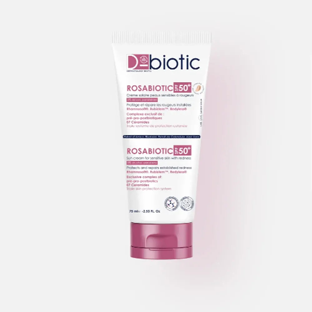 D-Biotic Rosabiotic Crème Solaire SPF50+ Teintée Apaisante - 50ml