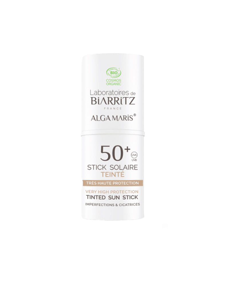 Biarritz Stick Solaire Teinté Certifié Bio SPF50+